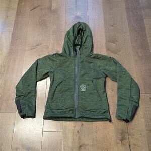 Loki Gear Fleece Hoodie Pullover Zip Pocket Green Size 10‑12 – Used